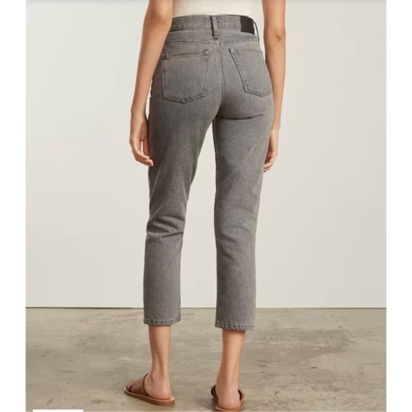 NWT Everlane 90s Cheeky Ankle Jean High Rise Washed Gray Crop 26 - Picture 2 of 6